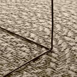 Berkfield Home Rug ZIZUR Beige 80x150 cm Jute Look Indoor & Outdoor - Size: Medium - thumbnail 4