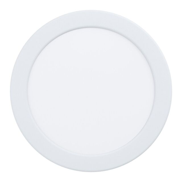 Loops Wall / Ceiling Flush Downlight 166mm White Round Spotlight 10.5W 4000K LED - image 1