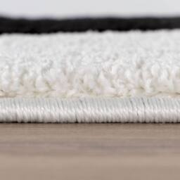 THE RUGS Joli Abstract Pattern Soft & Dense Pile Living Room & Bedroom Rug in Black - Size: 80 cm x 150 cm - thumbnail 3