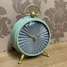 Minster Table Clock - L5 x W19 x H22 cm - Sea Green - Size: 1 Pack - thumbnail 3