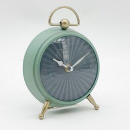 Minster Table Clock - L5 x W19 x H22 cm - Sea Green - Size: 1 Pack - thumbnail 1