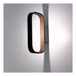 Netlighting MOKA LED Wall Light Brown 350lm 3000K 3x24x16.2cm - Size: 3x24x16.2 cm - thumbnail 2