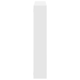 Berkfield Home Wall Cube Shelf 7 Compartments White Engineered Wood - thumbnail 5