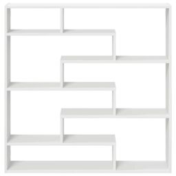 Berkfield Home Wall Cube Shelf 7 Compartments White Engineered Wood - thumbnail 4