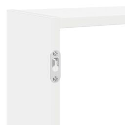 Berkfield Home Wall Cube Shelf 7 Compartments White Engineered Wood - thumbnail 8