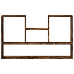 Berkfield Home Wall Shelf Smoked Oak 99x15x60 cm Engineered Wood in Brown - Size: 99 x 15 x 60 cm - thumbnail 4