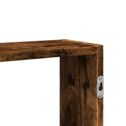 Berkfield Home Wall Shelf Smoked Oak 99x15x60 cm Engineered Wood in Brown - Size: 99 x 15 x 60 cm - thumbnail 8