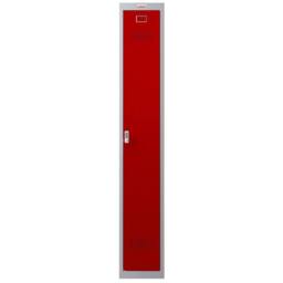 Phoenix Safe Company Personal Locker in Grey & Red with Electronic Lock, PL1130GRE - Size: 180 cm x 100 cm - thumbnail 3