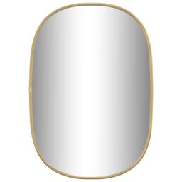 Berkfield Home Wall Mirror Gold 50x35 cm - thumbnail 2