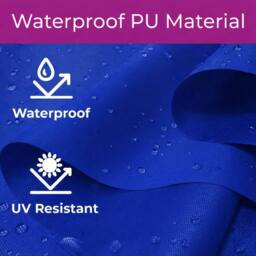Neo 3Mx3M Light Weight Gazebo Waterproof Party Tent Marquee & Side Walls in Blue - thumbnail 4