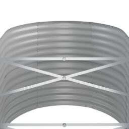 Berkfield Home Garden Raised Bed Powder-coated Steel 440x80x68 cm Green - Size: 440 x 80 x 68 cm - thumbnail 5