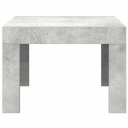 Berkfield Home Coffee Table Concrete Grey 50x50x35 cm Engineered Wood - Size: 50 x 50 x 35 cm - thumbnail 5