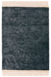 The Rug Shop UK Blue Handmade Modern Plain Easy To Clean Cotton Backing Area Rug - Size: 200 cm x 290 cm - thumbnail 5