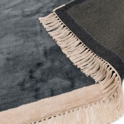 The Rug Shop UK Blue Handmade Modern Plain Easy To Clean Cotton Backing Area Rug - Size: 200 cm x 290 cm - thumbnail 2