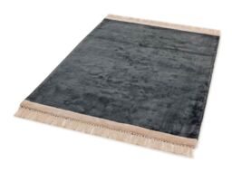 The Rug Shop UK Blue Handmade Modern Plain Easy To Clean Cotton Backing Area Rug - Size: 200 cm x 290 cm - thumbnail 4