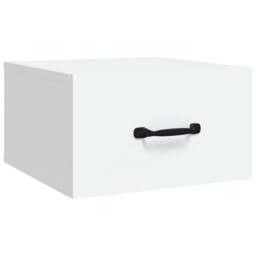 Berkfield Home Wall-mounted Bedside Cabinets 2 pcs White 35x35x20 cm - Size: 35 x 35 x 20 cm - thumbnail 6