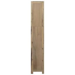 Berkfield Home Traditional 6-Tier Bookcase 80x30x170 cm Solid Wood Acacia in Brown - Size: 80 x 30 x 170 cm - thumbnail 4