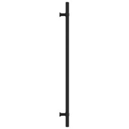 Berkfield Home Cabinet Handles 10 pcs Black 320 mm Stainless Steel - thumbnail 6