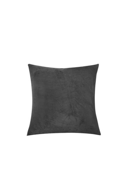 KDMD 4 Pack Velvet Cushion Covers Square Pillow Dr 45x45cm in Grey - Size: 45x45 cm - image 1