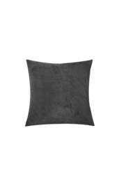 KDMD 4 Pack Velvet Cushion Covers Square Pillow Dr 45x45cm in Grey - Size: 45x45 cm - thumbnail 1