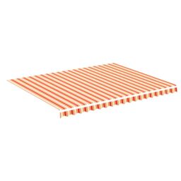 Berkfield Home Replacement Fabric for Awning Yellow & Orange 4.5x3.5 m - thumbnail 2