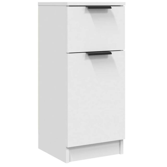 Berkfield Home Sideboard White 30x30x70 cm Engineered Wood - Size: 30 x 30 x 70 cm - image 1