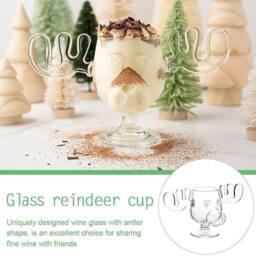 SPETLEK Christmas Vacation Glass Moose Cup 2pcs in Clear - thumbnail 4