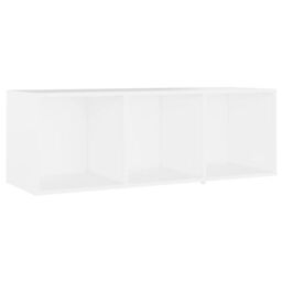 Berkfield Home 3 Piece TV Cabinet Set White Engineered Wood - thumbnail 6