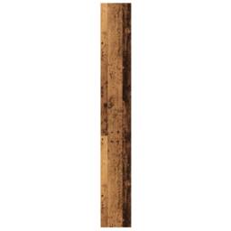 Berkfield Home Decorative Bookcase Old Wood 60x24x176 cm Engineered Wood in Brown - Size: 60 x 24 x 176 cm - thumbnail 5