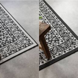 THE RUGS Gemini Reversible Indoor & Outdoor Rug Polypropylene Medallion Rug in Black - Size: 160 cm x 230 cm - thumbnail 5