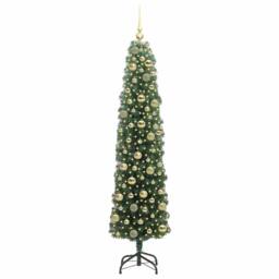 Berkfield Home Artificial Christmas Tree with 300 LEDs with Stand Green 180 cm - thumbnail 3