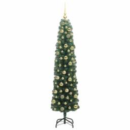Berkfield Home Artificial Christmas Tree with 300 LEDs with Stand Green 180 cm - thumbnail 4