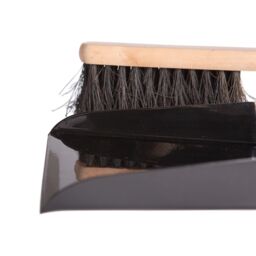 Hammer and Tongs Fireplace Dustpan & Brush Set Black - thumbnail 5