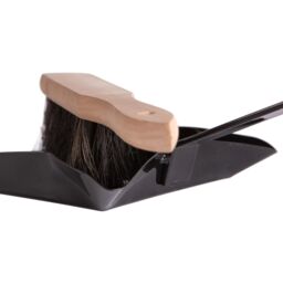 Hammer and Tongs Fireplace Dustpan & Brush Set Black - thumbnail 6