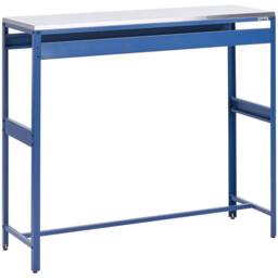 Wyld and Coco Suncrest Outdoor Bar Table Blue Stainless Steel Top Powder Coat - thumbnail 2