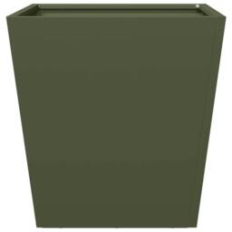 Berkfield Home Garden Planters Olive Green 2 pcs 40x40x40 cm Steel - Size: 40 x 40 x 40 cm - thumbnail 7
