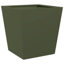 Berkfield Home Garden Planters Olive Green 2 pcs 40x40x40 cm Steel - Size: 40 x 40 x 40 cm - thumbnail 8
