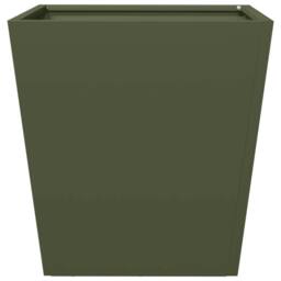 Berkfield Home Garden Planters Olive Green 2 pcs 40x40x40 cm Steel - Size: 40 x 40 x 40 cm - thumbnail 6
