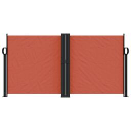 Berkfield Home Retractable Side Awning Terracotta 120x1200 cm in Orange - thumbnail 3