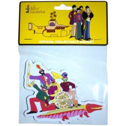 Beatles Yellow Submarine Band On Croc Embossed Fridge Magnet - thumbnail 2