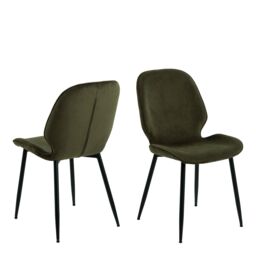 Furniture To Go Femke Dining Chair in Olive Green