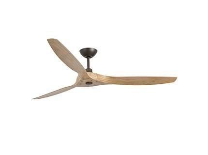 Netlighting Morea Ceiling Fan 152cm Clear Brown 3 Blades - image 1