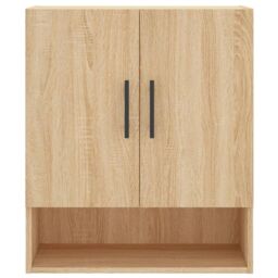 Berkfield Home Wall Cabinet Sonoma Oak 60x31x70 cm Engineered Wood in Brown - Size: 60 x 31 x 70 cm - thumbnail 5