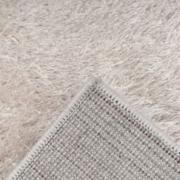 Home Republic Majestic Shaggy Textured Fluffy Rug in Cream - Size: 60 cm x 100 cm - thumbnail 3