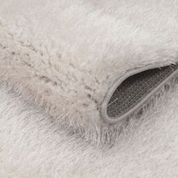 Home Republic Majestic Shaggy Textured Fluffy Rug in Cream - Size: 60 cm x 100 cm - thumbnail 2