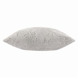 Furn Snowflakes Embossed Cushion in Grey - Size: 50 cm x 50 cm - thumbnail 2