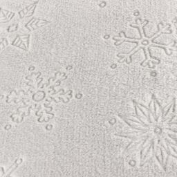 Furn Snowflakes Embossed Cushion in Grey - Size: 50 cm x 50 cm - thumbnail 3
