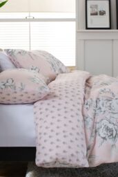 Everyday Easycare Cotton Rich Bedding Duvet Set St George Pink - thumbnail 4