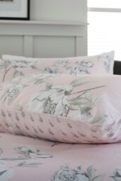 Everyday Easycare Cotton Rich Bedding Duvet Set St George Pink - thumbnail 3