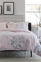 Everyday Easycare Cotton Rich Bedding Duvet Set St George Pink - thumbnail 1